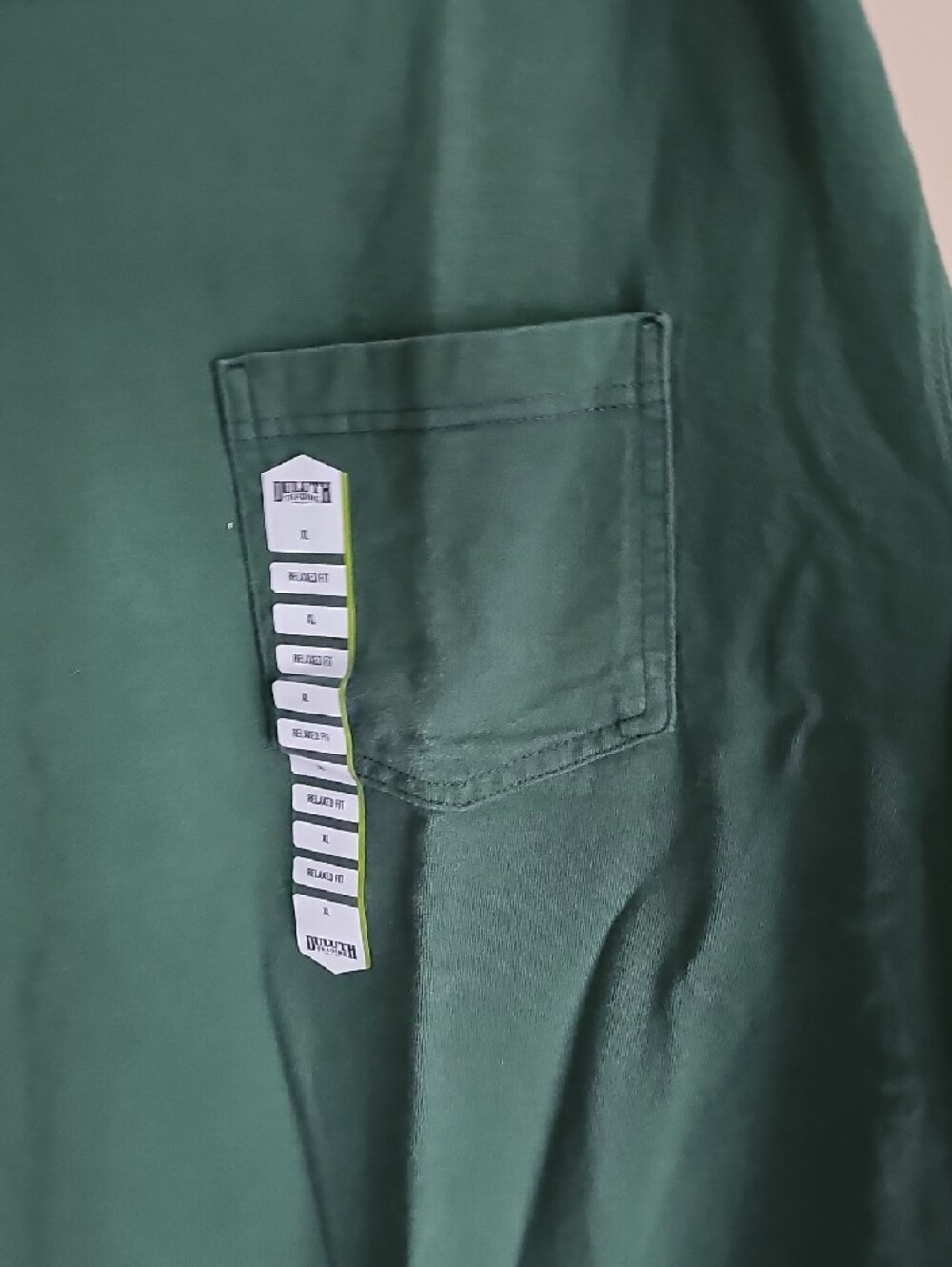 Duluth Trading Co Short Sleeve Crewneck T‑Shirt in Dark Green - Picture 5 of 5